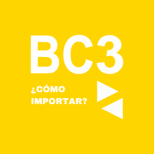 ¿Cómo importar un BC3?